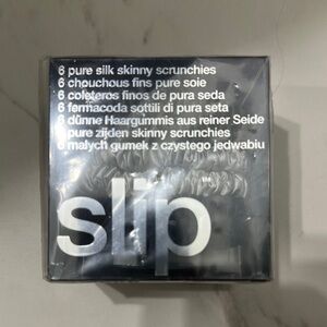 Slip Pure Silk Skinny Scrunchies - Black